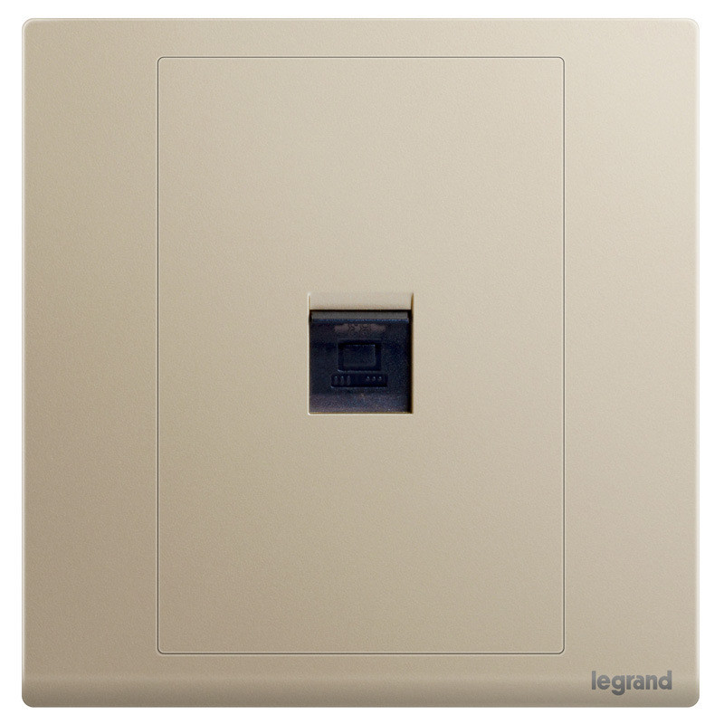 Legrand Roglan Switch Ổ cắm Langchun S Milan Gold One Computer Plug Network Plug 86 Type Switch Pane