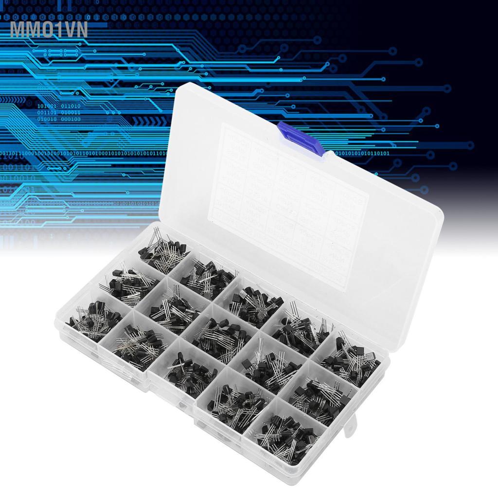 Mmo1vn Bộ phân loại bóng bán dẫn 600 chiếc NPN TO-92 PNP 2N2222-S9018 Transistor cắm thẳng