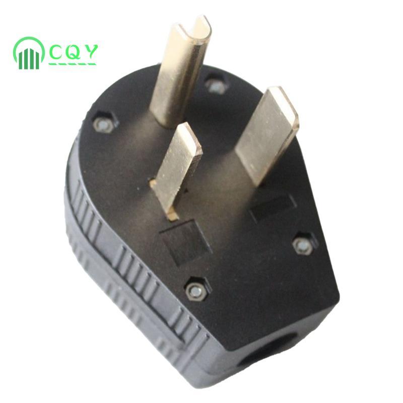 Phích cắm US 1 phích cắm góc hạng nặng 6-50P, phích cắm công nghiệp 50A 250V 3 Prong cho máy sấy máy