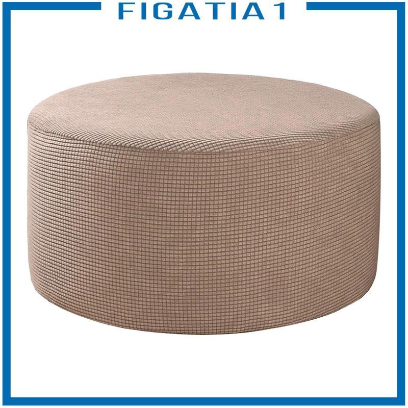 Co Giãn Ottoman Cover Ottoman Slipcovers Tròn Cho Phòng Khách Chân Ghế Co Giãn Bao Để Phù Hợp Với Đế