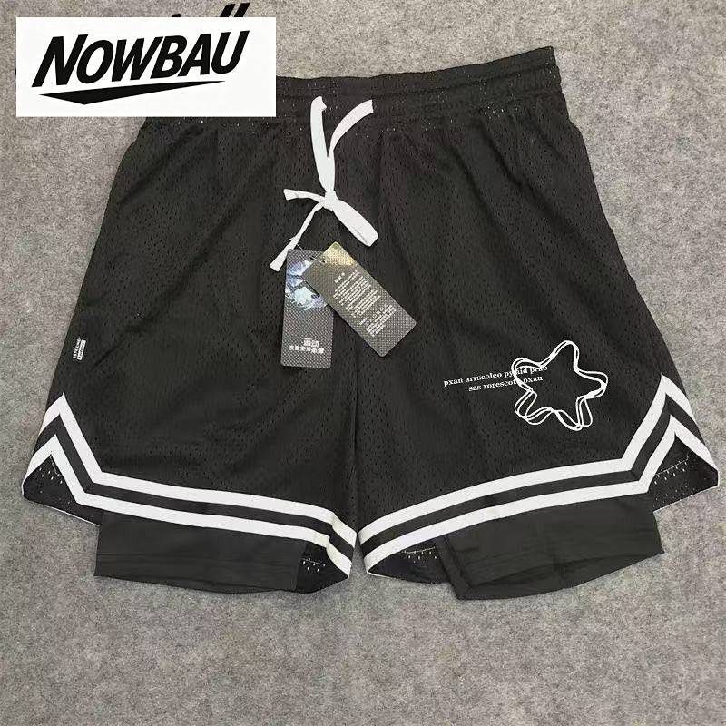 American Basketball Shorts Men's Quick-Drying Mesh Shorts Sports Pants Running Pants Hmrn
