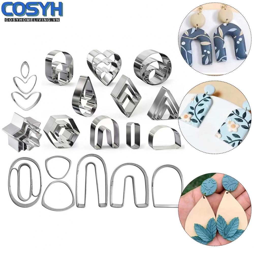 <cosyh>Polymer Clay Cutter Clay Cutters Clay Earring DIY Pottery Polymer Ceramic