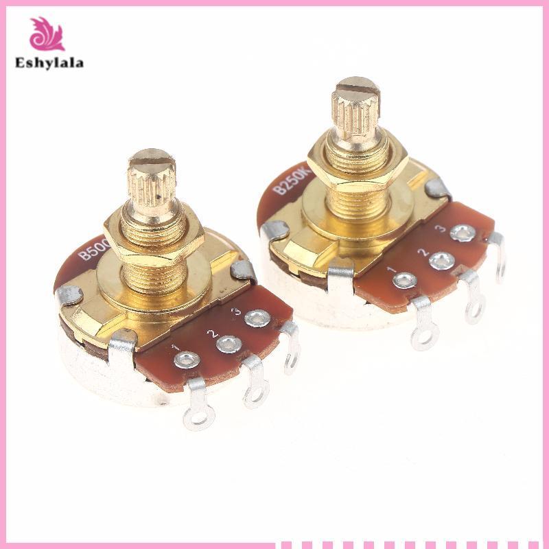 Eshylala A500K / A250K / B250K / B500K Chiết áp Guitar có trục đồng thau [MỚI]