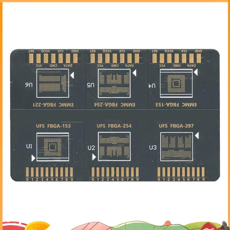 Flash 64 Board ISP EMMC FBGA 153 254 221 UFS FBGA 153 254 297 cho F64 Lite Ultra Box