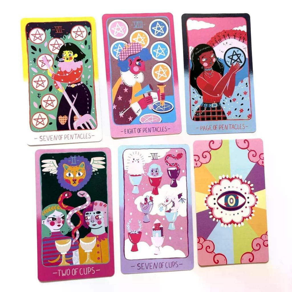 2026 Sản phẩm mới Pastel Prism Tarot Pastel Prism Tarot. * cm Tarot Tarot Board Game Zhang kaishi961
