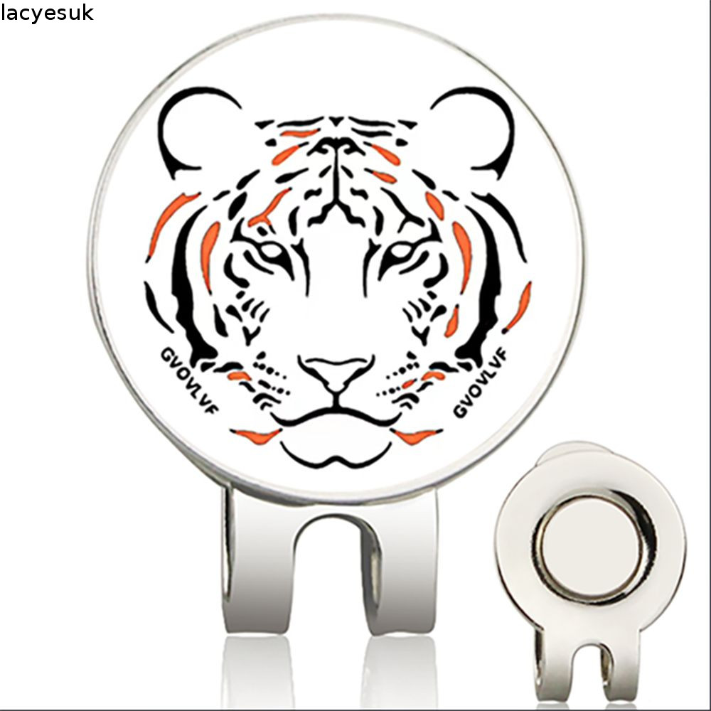LACYESUK Tiger Golf Hat Clip Golf Training Aid Thể thao ngoài trời Tiger Aining Tool Cap Clip cho Go