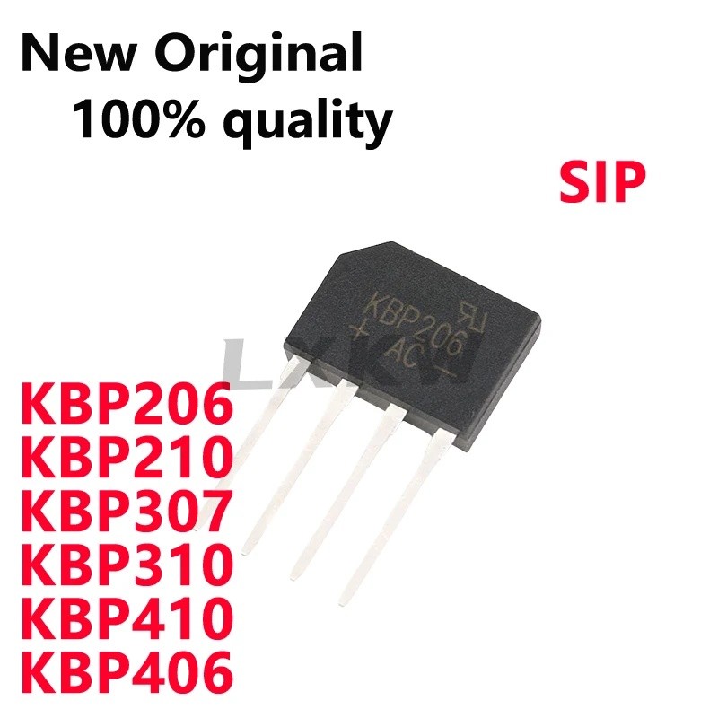 5 Chiếc KBP206 KBP210 KBP307 KBP310 KBP410 KBP406 Cầu Chỉnh Lưu Bán Buôn
