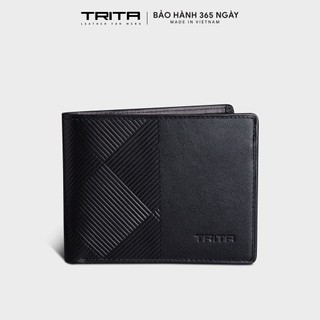 Ví nam da bò Trita (Thời trang nam dáng ngang - Ví da RVN05) Bagsmart