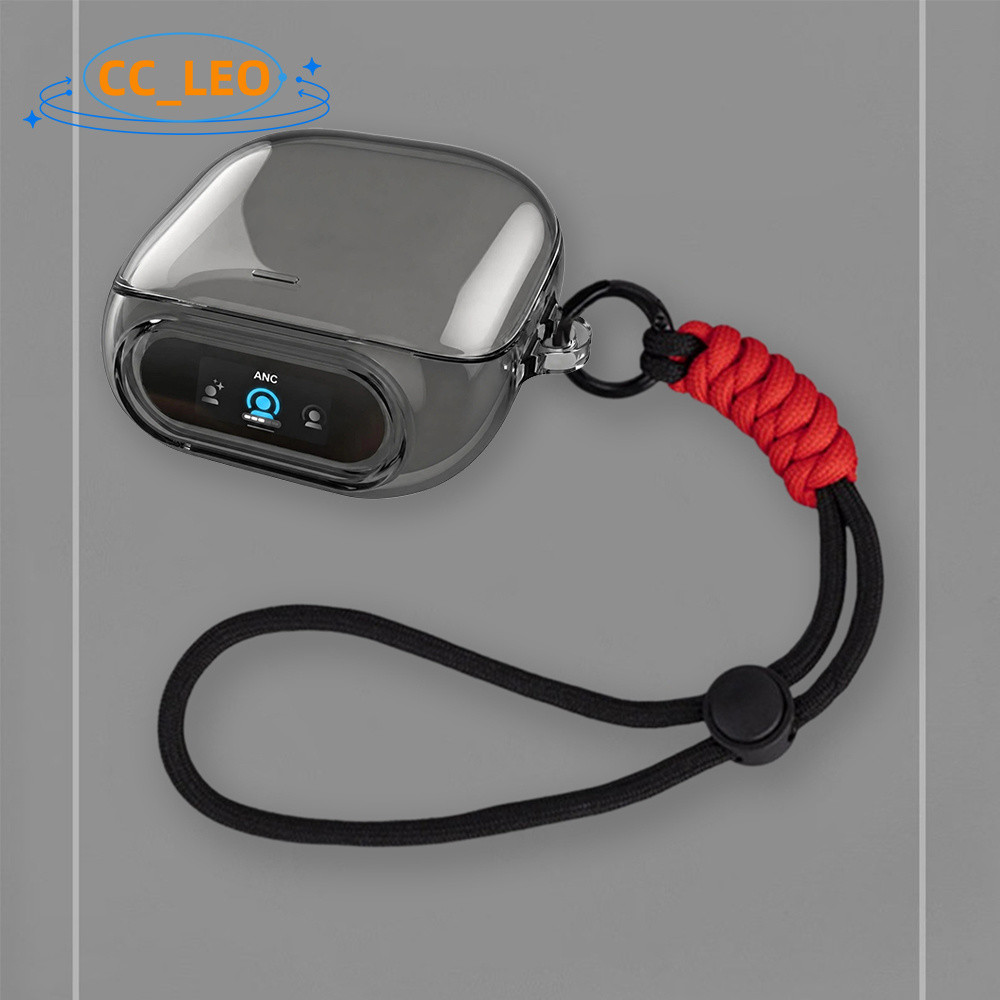 Suitable for Anker Soundcore Liberty 5 Pro Clear Black Case Compatible with Soundcore Liberty 5 Pro 