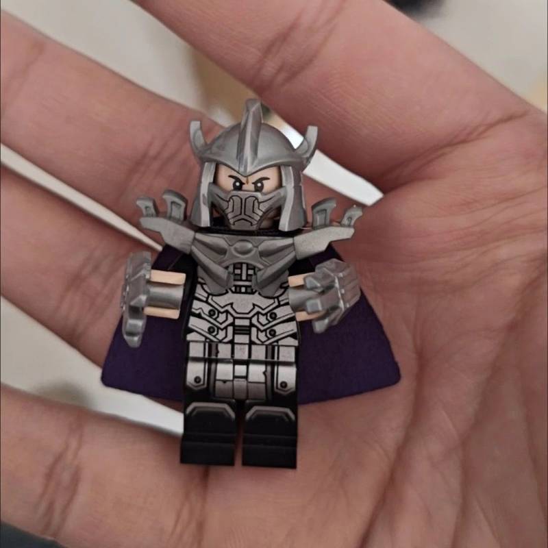 Building Blocks Doll Anime Ninja Turtle Villain Shredder Assembled Toy Gift SD86