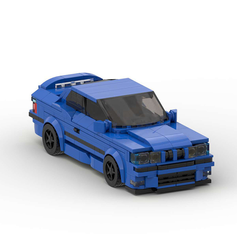 MOC-156606Tương thích với Lego BMW M3 E36 Bé Trai Chèn Khối Xây Dựng speed8 Lưới Xe Đồ Chơi Mô Hình 