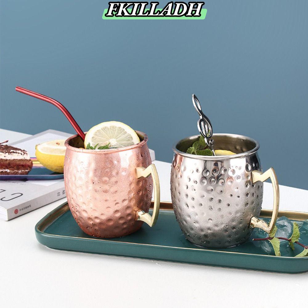 Cốc búa IFKILLA, Cốc cốc thủ công 500ml, có tay cầm đinh tán chắc chắn Moscow Mule Búa dày Moscow Mu