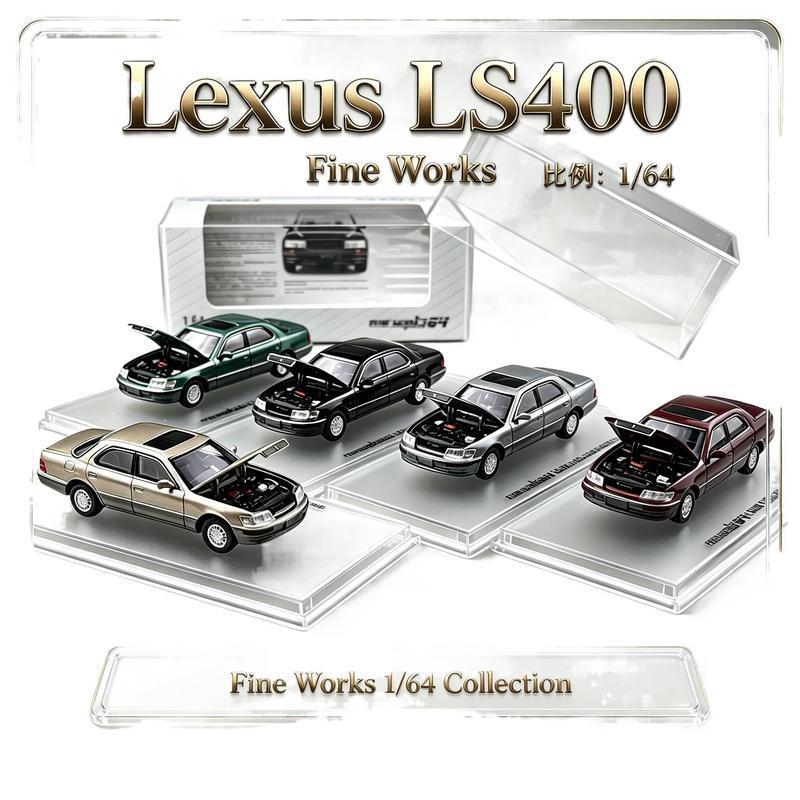 Fine Works Mô hình xe hợp kim Lexus LS400 tỉ lệ 1/64 mô phỏng sưu tầm quà tặng#peetyeee