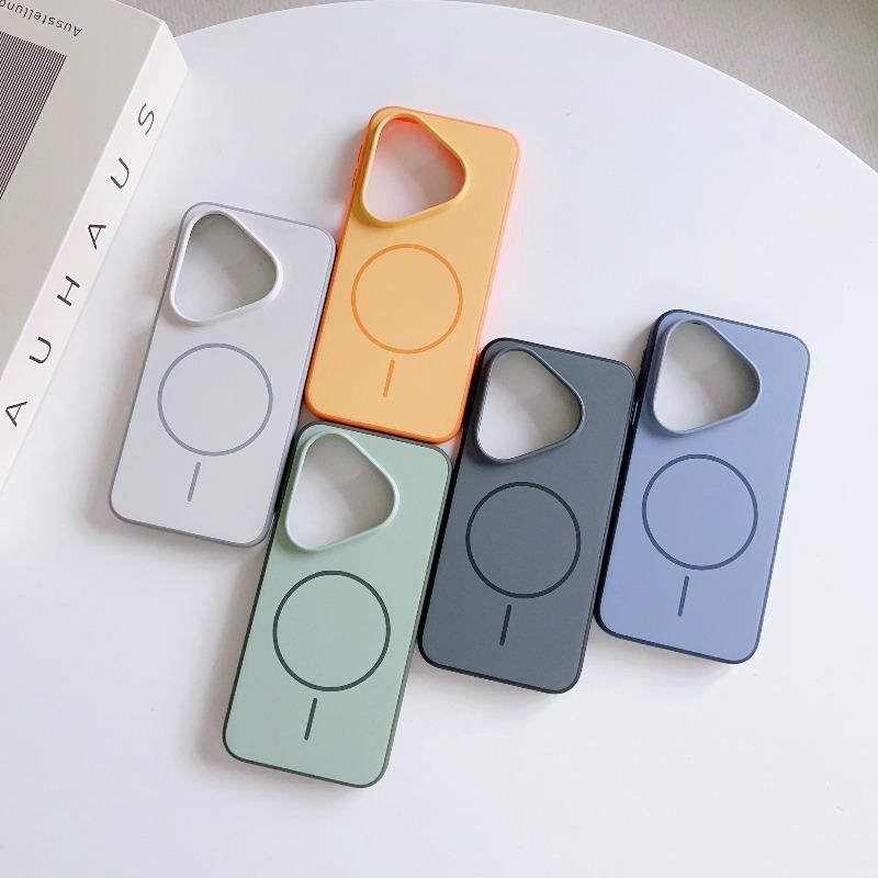 YJD Ốp Lưng Cho Huawei Pura 90s Pro Max Skin Feel Không Có Dấu Vân Tay Không ố Từ Tính Thu Hút Chống