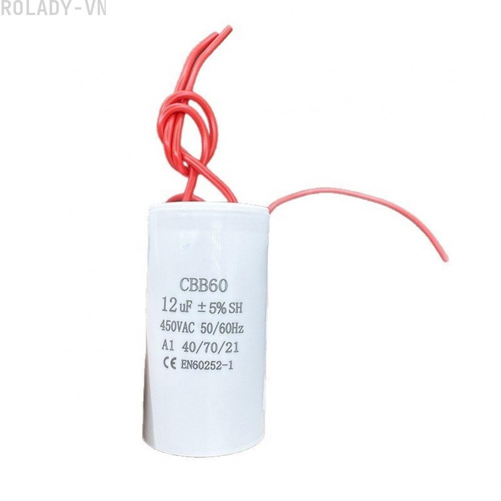 #ROYALLADY#CBB60 450V Motor Run Capacitor with 38.9mm Terminal Spacing 5uF to 35uF for HVAC