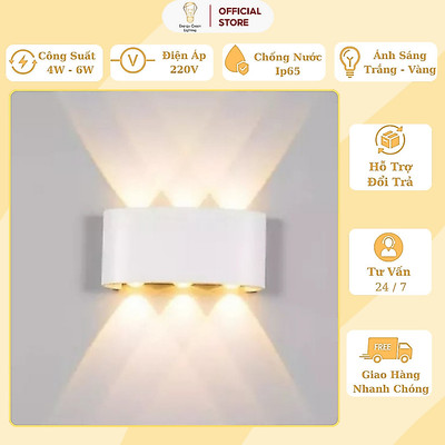 Đèn Hắt Tường Chống Nước Energy Green Lighting 2 đầu TN188 -187 - Trang Trí Ngoài Trời - Góc Ban Công - BH 1 Năm