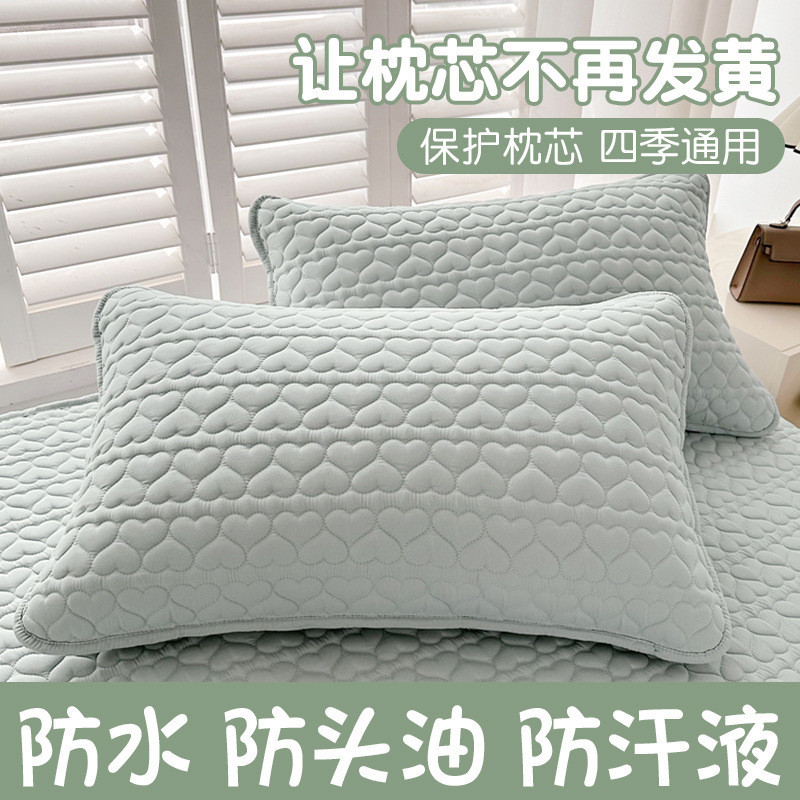 Vỏ Gối Chống Thấm Nước Quilted 48x74 Vỏ Gối Bộ Hộ Gia Đình Chống Thấm Nước Đơn Gối Lõi Lót Vỏ Gối Lớ