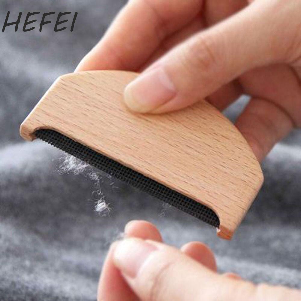 HEFEI Lược nhổ lông HEFEI Di động Mini Vải Cashmere Pilling Gỗ Lint Tẩy
