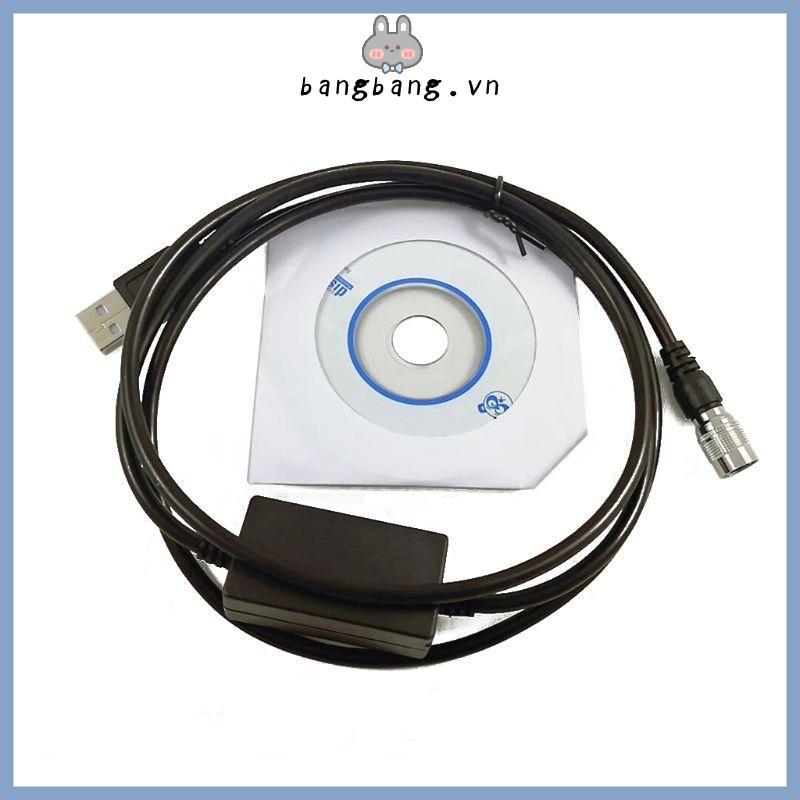 Cáp tải xuống dữ liệu USB Bang cho Topcon Sokkia Gowin Total Station Hirose Connector