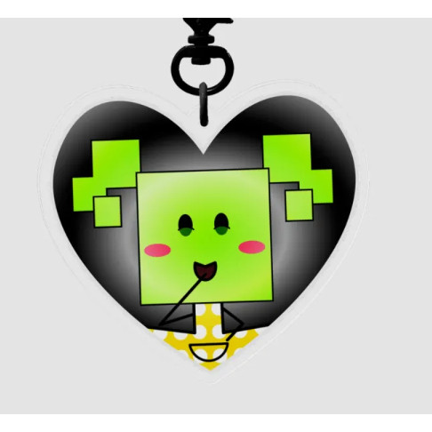 Nastasia and Mimi Chaos Heart Keychain. 5 MARY SHOP