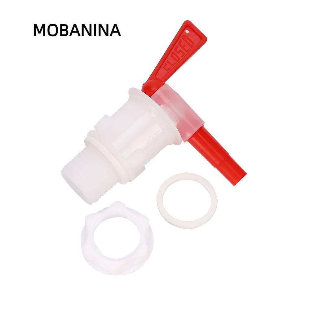 MOBANINA Bia Brew Xô Tap, Nhựa Đỏ Đóng Chai Spigot, Phụ Kiện Vòi Bia Nhựa Lên Men Bia