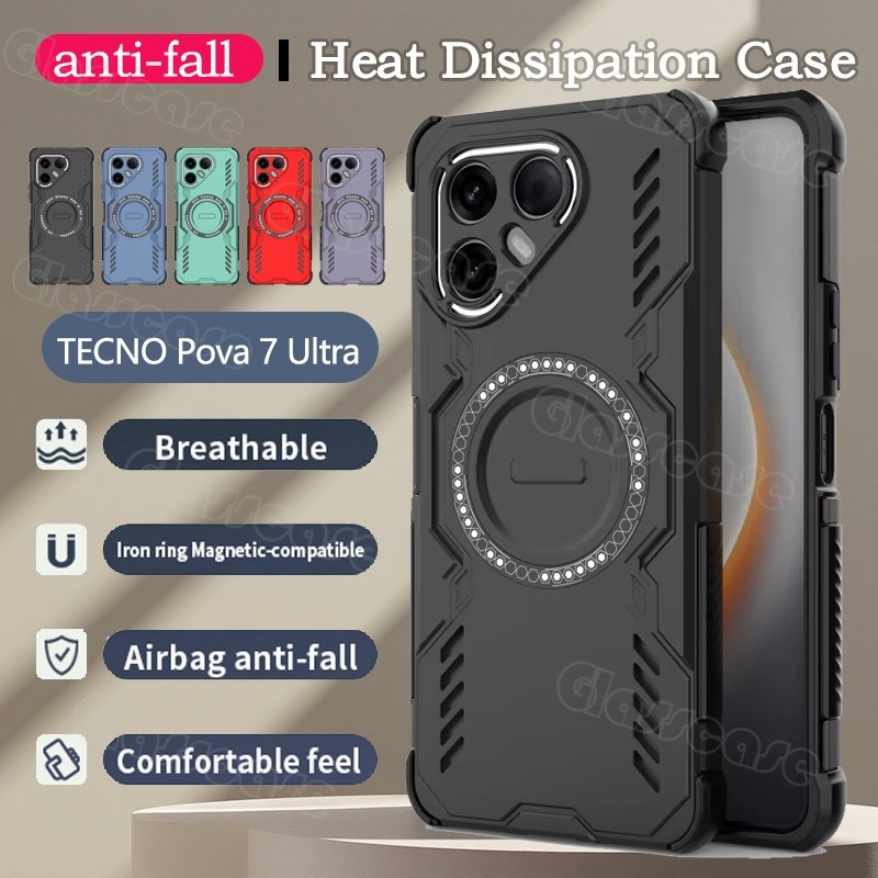 Vỏ Cho Tecno Pova 7 Pro Ultra 7Ultra 7Pro Pova7 Ultra Pova7Ultra TecnoPova7 Vỏ Điện Thoại Tản Nhiệt 