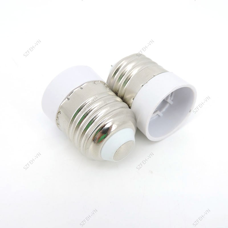 2 / 5 Chiếc AC 110V 220V E27 Sang E17 Vít Ổ Cắm Điện Đế Giá Đỡ Bóng Đèn LED Halogen CFL Bộ Chuyển Đổ