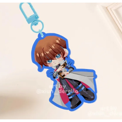 YuGiOh Seto Kaiba Clear Acrylic Keychains NANG DECOR SHOP