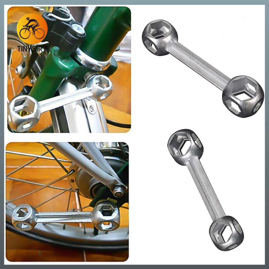 < Tinysiry > Cờ lê xe đạp 10 trong 1 Cờ lê xe đạp bền 1 / 2 / 3 / 4 / 5 Cái Bộ cờ lê xe đa chức năng
