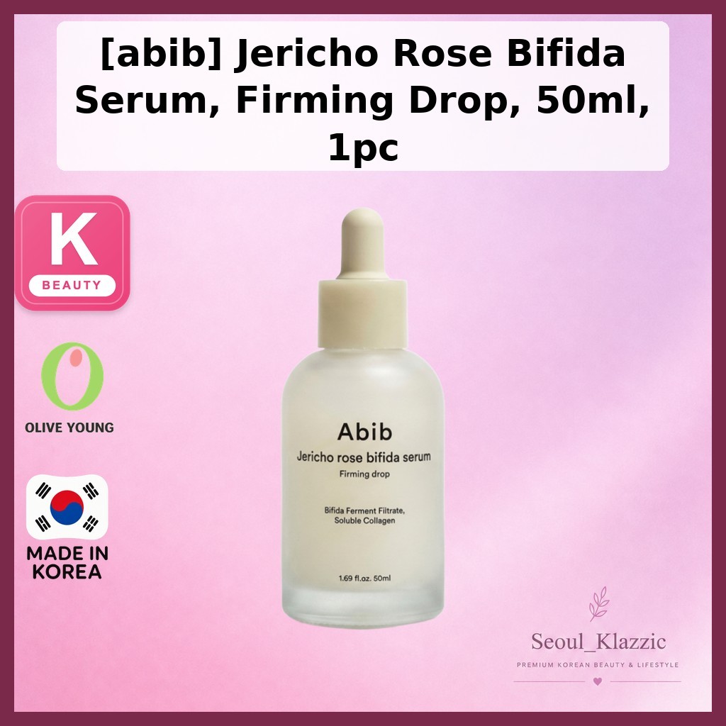 [abib] Serum Jericho Rose Bifida, Kem làm săn chắc, 50ml, 1 cái/ Serum Hàn Quốc/ Hiệu ứng săn chắc/ 
