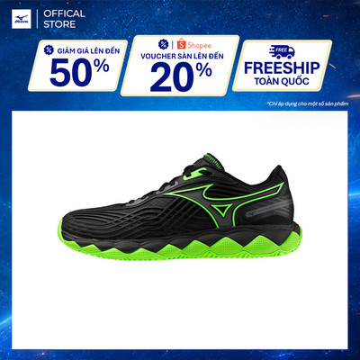 Giày Tennis UNISEX WAVE ENFORCE TOUR 2 PADEL - Đen Xanh - 61GB260535