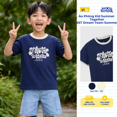 [BST Dream Team Summer] Áo Phông Trẻ Em Yody Summer Together KCTS26S006