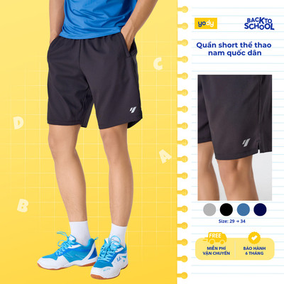 Quần short thể thao nam YODY quần đùi chất gió không nhăn, nhẹ mát, thấm hút tốt MAJT25S062