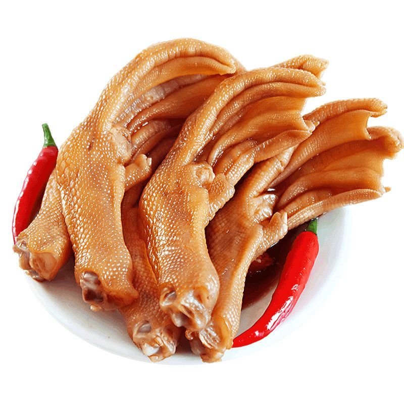 Chân vịt cánh vịt muối ớt Guangxi Yongzhangmen ăn vặt chuyên dụng quán trà sữa chua cay đậm đà