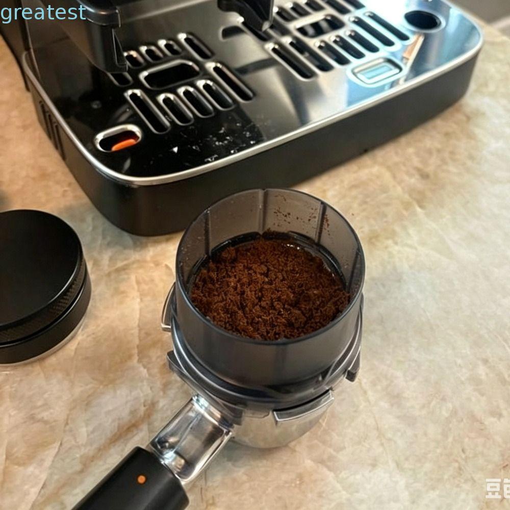 Phễu Espresso GREATMY, Phễu Portafilter chống văng bằng nhựa, Nhẫn định lượng thay thế chuyên nghiệp
