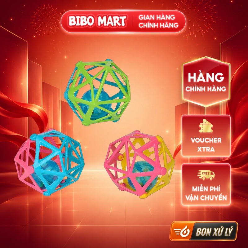 Đồ Chơi Banh Xúc Xắc Lục Giác Mềm ABC Nhựa Cao Cấp Không Chứa BPA An Toàn Cho Bé - Bibo Mart