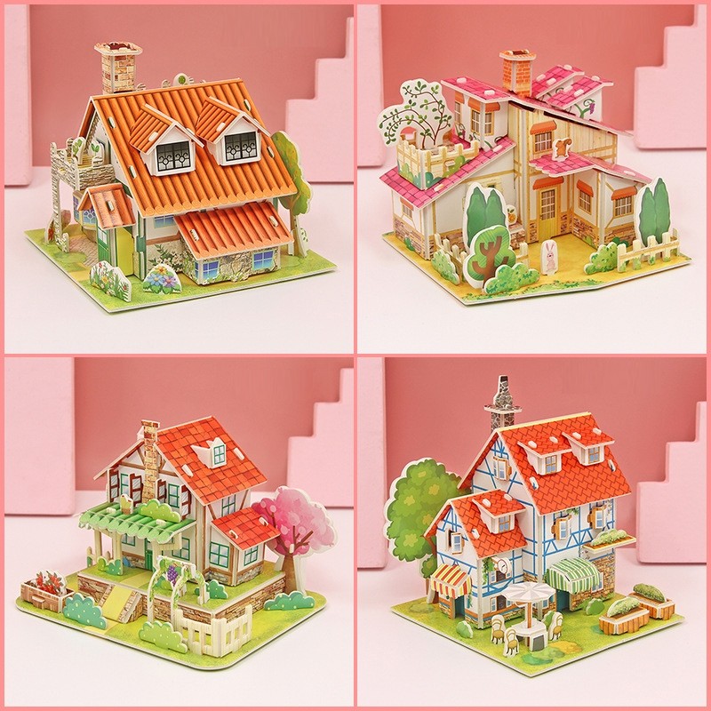 Thanh Lý combo Bộ đồ chơi Mô Hình Lắp Ghép 3D Bằng Xốp Nhiều Mẫu Size Vừa Cho Bé HÀNG LOẠI 1