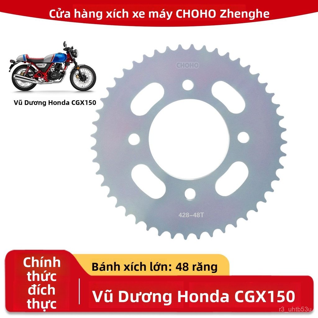 Nhông sên đĩa Zhenghe cho Wuyang Honda CGX150 phụ tùng độ bền đẹp giao nhanh