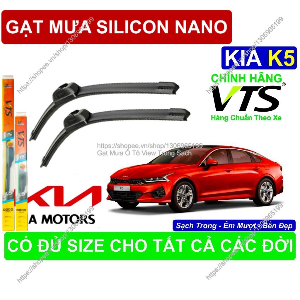 K5, Gạt Mưa Silicon Nano Kính Lái KIA K5, Cặp Gạt Mưa K.ính Lái KIA K5,  Đủ Size C.ho  KIA K5