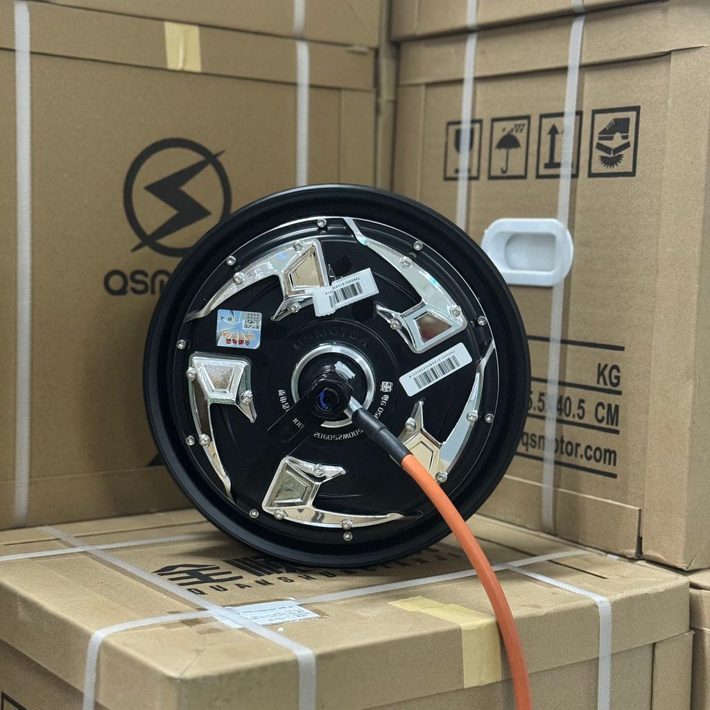 Động cơ QS Motor 10 inch 1500W-3500W phiên bản đô thị phanh đĩa vận hành bền bỉ chính hãng