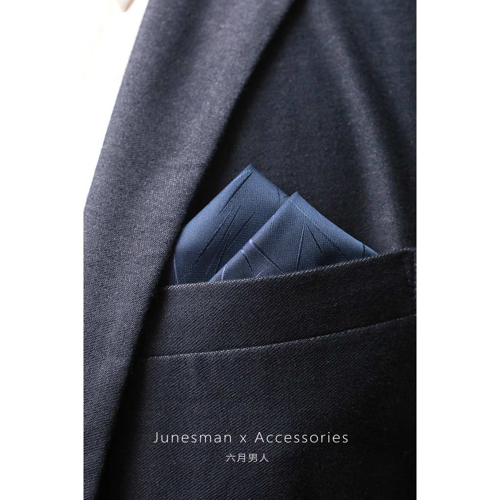 JUNESMAN June Man Designer Suit Ngực Pocket Square Men 's Suit Small Square Lightning