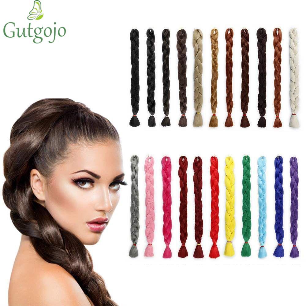 Gutgojo GUTGOJO Jumbo Braiding Afro Twist Braids dành cho nữ Ombre Bím giả