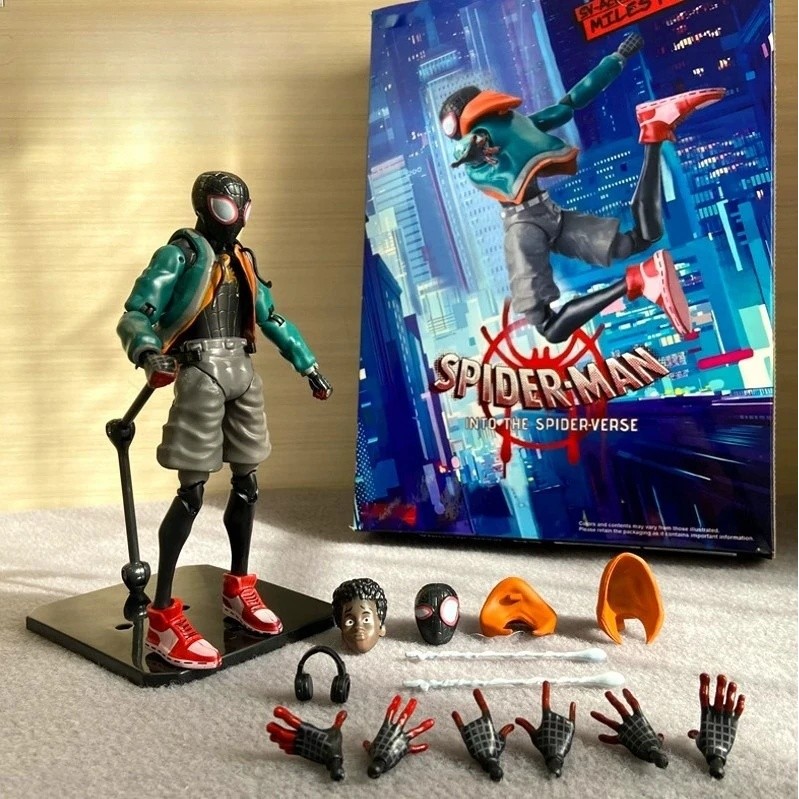 Sv Hành Động Người Nhện Miles Morales Bộ Sưu Tập Nhân Vật Hành Động Sentinel Marvel Người Nhện Vào N