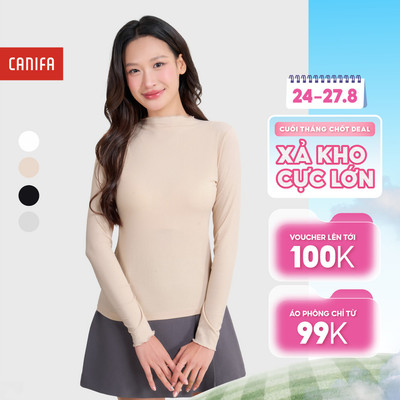 Áo body nữ cổ lửng CANIFA 6IT25W002