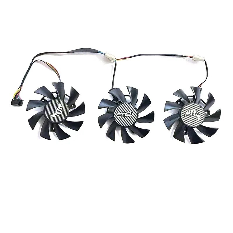 Mới 75MM FD8015U12D GTX1660 RX5700 RX5700XT Dành Cho ASUS GTX 1660Ti 1660super RX 5700 XT TUF X3 OC
