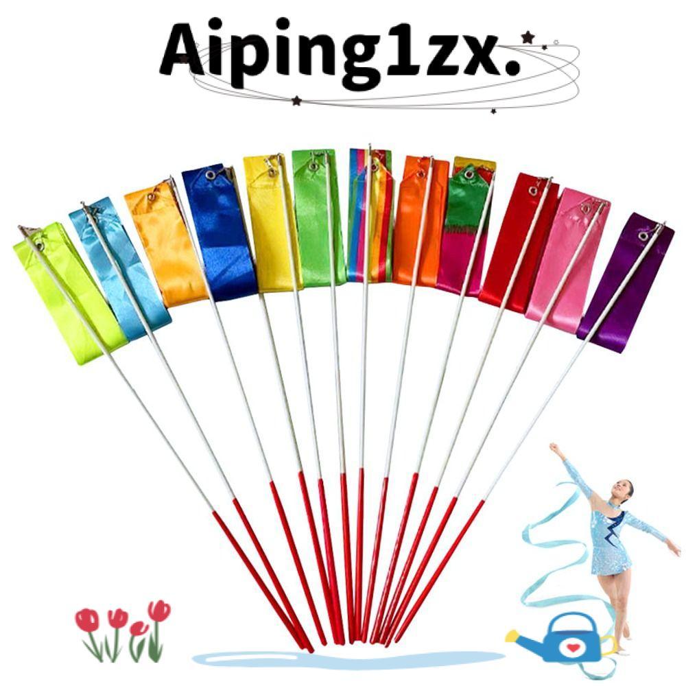 NG1ZX Dance Ribbon 4 mét Đồ chơi trẻ em Streamer Twirling Rod Nhảy múa