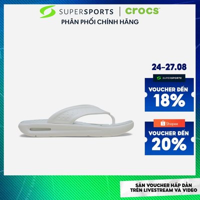 Dép Xỏ Ngón Nam Crocs Inmotion - Trắng - 211101-1VL ADS12