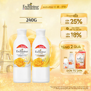 Sữa dưỡng thể Enchanteur Trắng da / Hương nước hoa Charming 240g