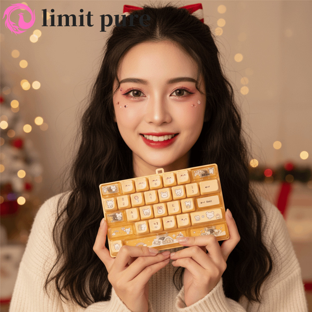 GIỚI HẠN PURE Bàn Phím Cơ Mini Smooth Clicky Desktop Clicky Đồ Chơi Sinh Viên