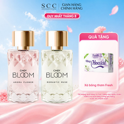 Combo Nước Hoa CINDY BLOOM Aroma Flower + Romantic Muse 50ml/chai